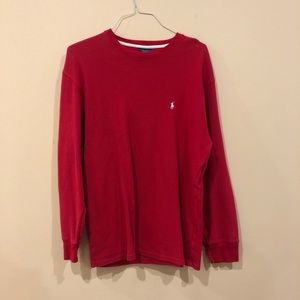 Red Crewneck Polo